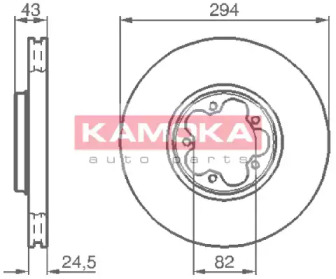 Тормозной диск (KAMOKA: 1032224)