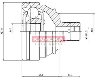 Шарнирный комплект (KAMOKA: 6426)