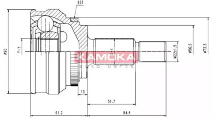 Шарнирный комплект (KAMOKA: 6566)