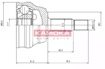 Шарнирный комплект (KAMOKA: 7094)