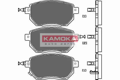 Комплект тормозных колодок (KAMOKA: JQ101113)