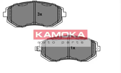 Комплект тормозных колодок (KAMOKA: JQ101126)