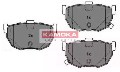 Комплект тормозных колодок (KAMOKA: JQ1011276)