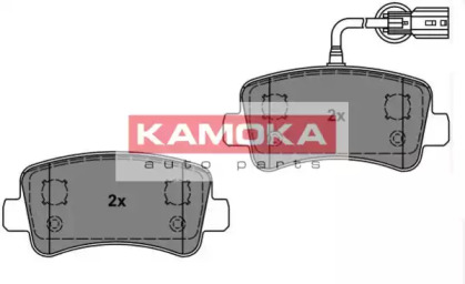 Комплект тормозных колодок (KAMOKA: JQ101144)