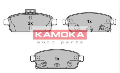 Комплект тормозных колодок (KAMOKA: JQ101147)