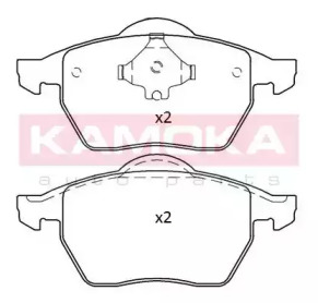 Комплект тормозных колодок (KAMOKA: JQ101193)