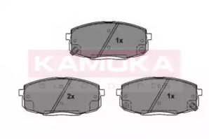 Комплект тормозных колодок (KAMOKA: JQ101202)