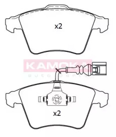 Комплект тормозных колодок (KAMOKA: JQ101213)