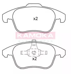 Комплект тормозных колодок (KAMOKA: JQ101219)