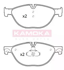 Комплект тормозных колодок (KAMOKA: JQ101236)