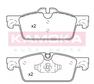 Комплект тормозных колодок (KAMOKA: JQ101248)