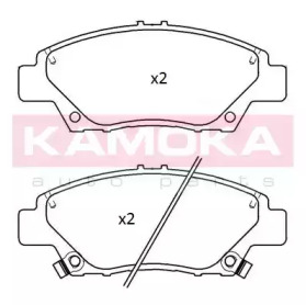 Комплект тормозных колодок (KAMOKA: JQ101267)