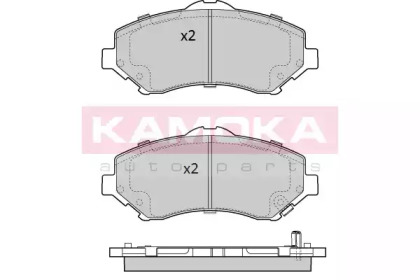 Комплект тормозных колодок (KAMOKA: JQ101274)