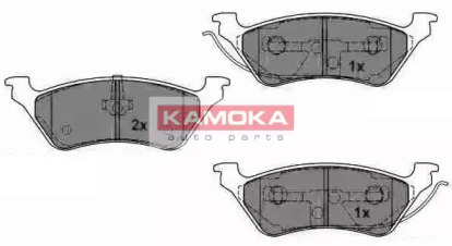 Комплект тормозных колодок (KAMOKA: JQ1012950)