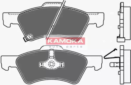 Комплект тормозных колодок (KAMOKA: JQ1013020)