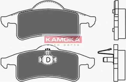 Комплект тормозных колодок (KAMOKA: JQ1013048)