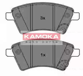 Комплект тормозных колодок (KAMOKA: JQ1013750)