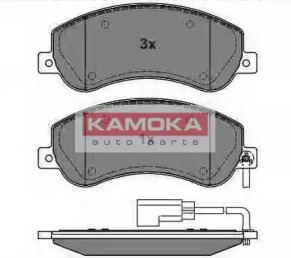 Комплект тормозных колодок (KAMOKA: JQ1013856)