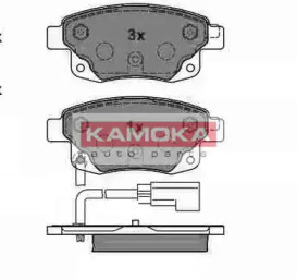 Комплект тормозных колодок (KAMOKA: JQ1013860)