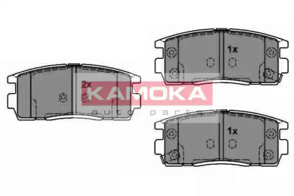 Комплект тормозных колодок (KAMOKA: JQ1018370)