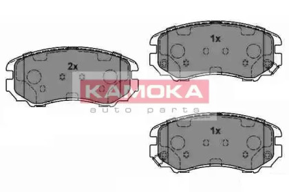 Комплект тормозных колодок (KAMOKA: JQ1018500)