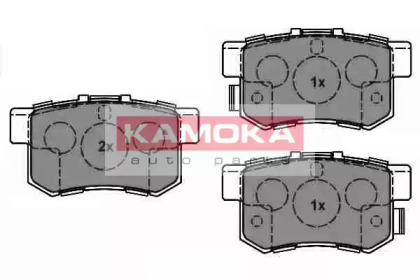 Комплект тормозных колодок (KAMOKA: JQ1018538)