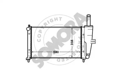 Теплообменник (SOMORA: 081340B)