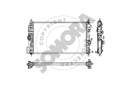 Теплообменник (SOMORA: 212040F)