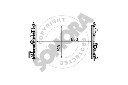 Теплообменник (SOMORA: 210840B)