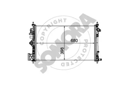 Теплообменник (SOMORA: 210840C)