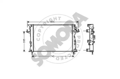 Теплообменник (SOMORA: 242240A)