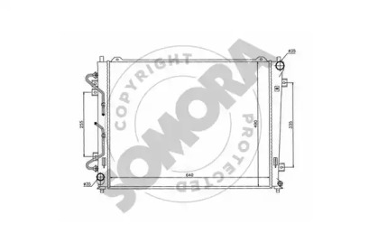Теплообменник (SOMORA: 116240C)
