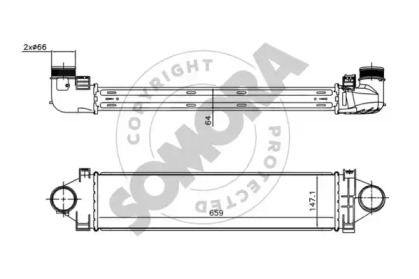 Теплообменник (SOMORA: 150245A)