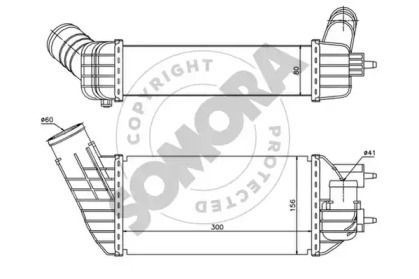 Теплообменник (SOMORA: 220945A)