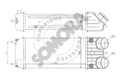 Теплообменник (SOMORA: 221545A)