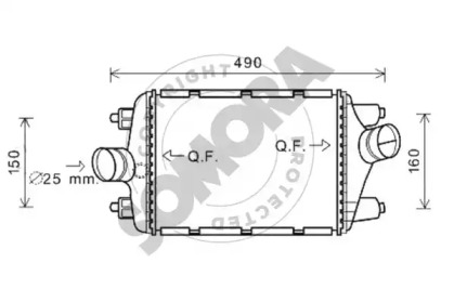 Теплообменник (SOMORA: 231245R)