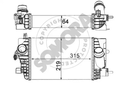 Теплообменник (SOMORA: 246145C)