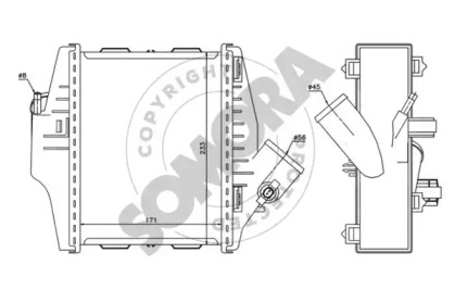 Теплообменник (SOMORA: 340145A)