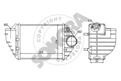 Теплообменник (SOMORA: 352245L)