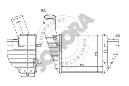 Теплообменник (SOMORA: 352245R)