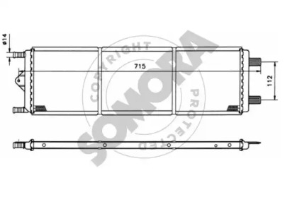 Теплообменник (SOMORA: 052040D)