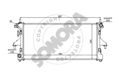 Теплообменник (SOMORA: 084240E)