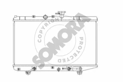 Теплообменник (SOMORA: 110940A)