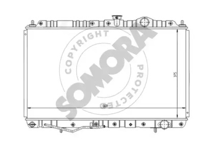 Теплообменник (SOMORA: 180640A)