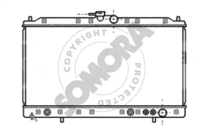 Теплообменник (SOMORA: 180640L)