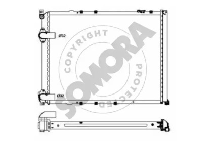 Теплообменник (SOMORA: 242040L)