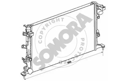 Теплообменник (SOMORA: 242440D)
