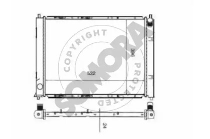 Теплообменник (SOMORA: 260740C)