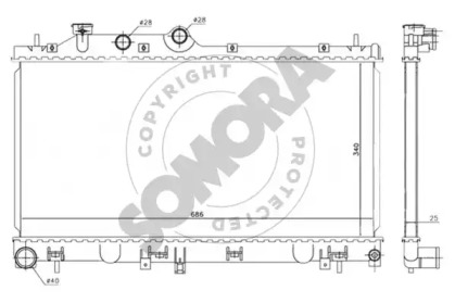 Теплообменник (SOMORA: 332440B)