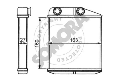 Теплообменник (SOMORA: 084250A)